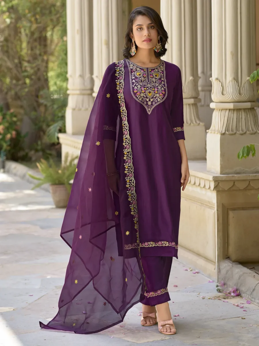 Usha Viscose Rayon Kurta and Pant | VICORA